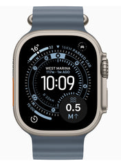 Watch Ultra 3 GPS + Cellular 49mm Natural Titanium Case With Anchor Blue Ocean Band