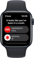 Apple Watch SE GPS 40mm Silver Aluminium Case with Storm Blue Sport Band - S/M