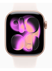 Watch Series 11 GPS 42mm Rose Gold Aluminium Case With Light Blush Sport Band - S/M